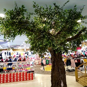 24pcs Artificial Banyan Tree Leaf Branches for Wedding Arches and Home Decor Green Plant Sprays