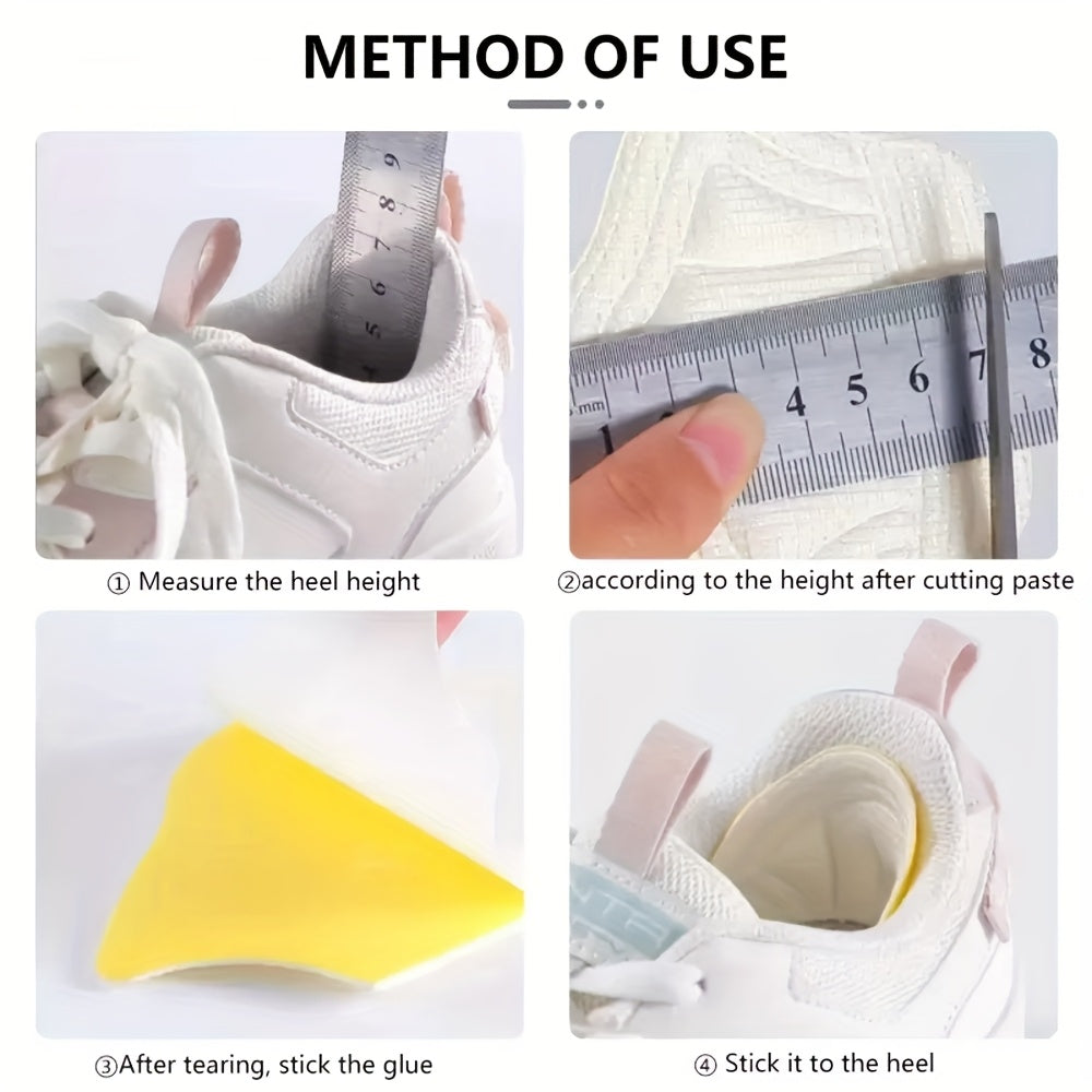 Unisex Kids Toddler Heel Stickers Self-Adhesive Colorful Shoe Decorations