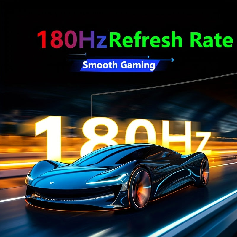 Curved Gaming Monitor 23.6 Inch 2K 180Hz HDR10 FreeSync SRGB Desktop Mount