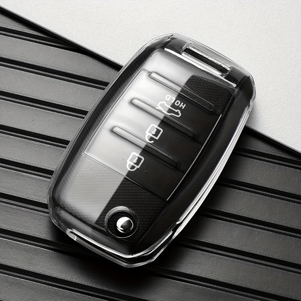 Universal TPU Key Cover for Car Keys, Anti-Fall Protective Key Case