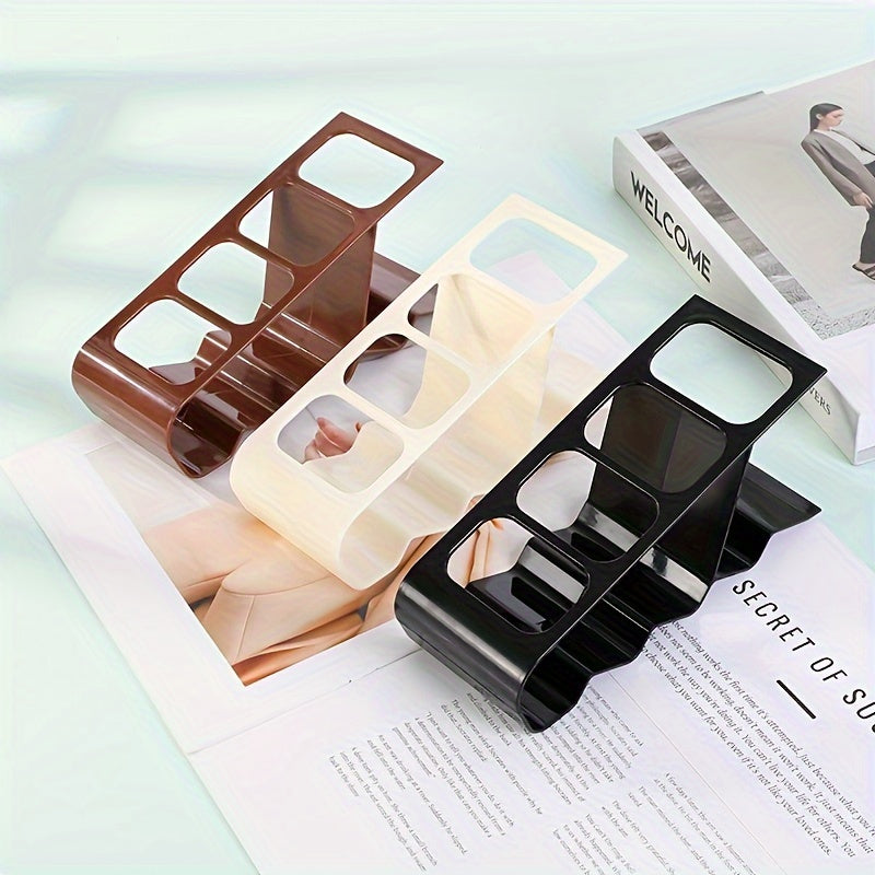 Organizador de escritorio de plástico con múltiples compartimentos para oficina en casa, baño y almacenamiento de cosméticos