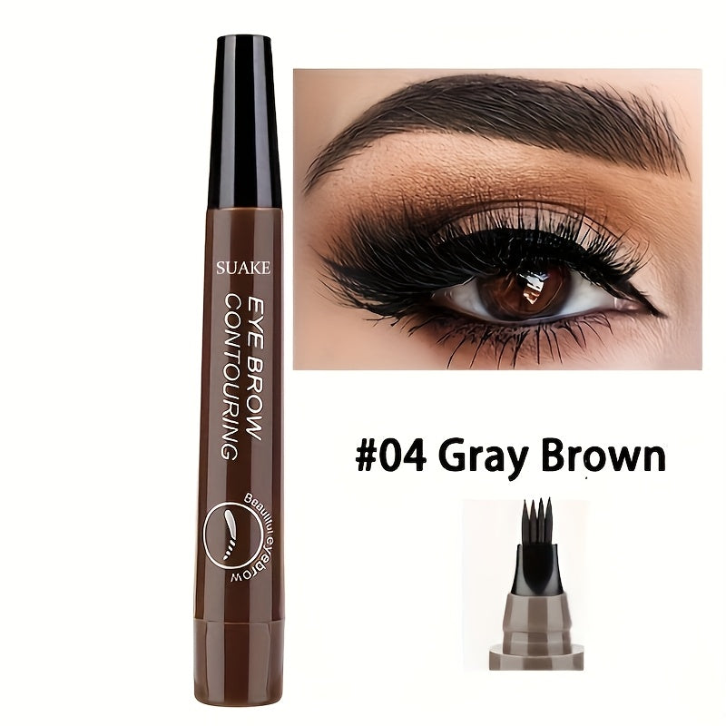 Bolígrafo de cejas a prueba de agua y de larga duración para microblading de mujer con punta fina