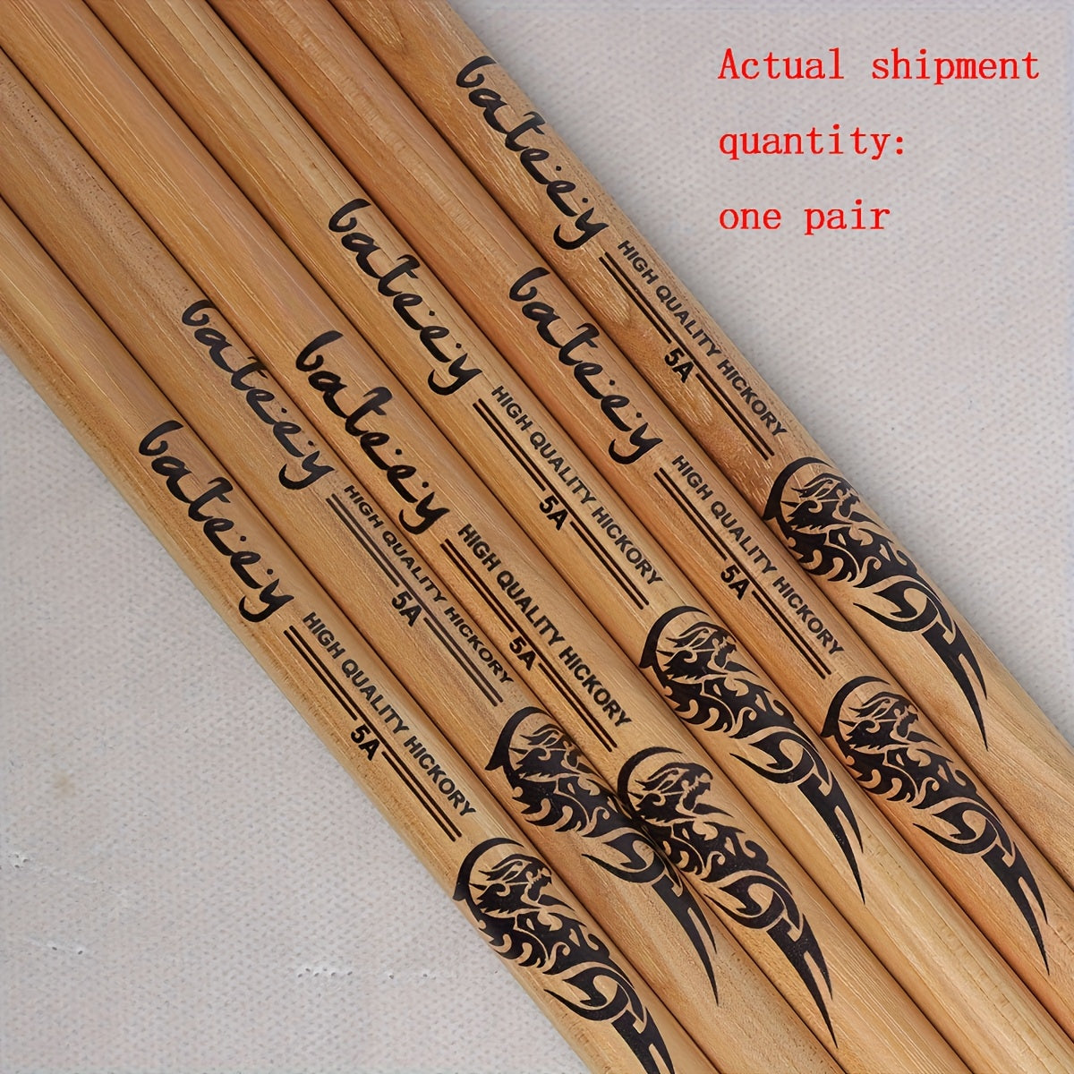 North American Walnut Drumsticks 5A 5B 7A for Performance and Practice