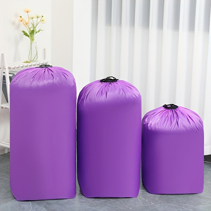 Large Waterproof Storage Bag with Drawstring Closure for Quilts and Bedding