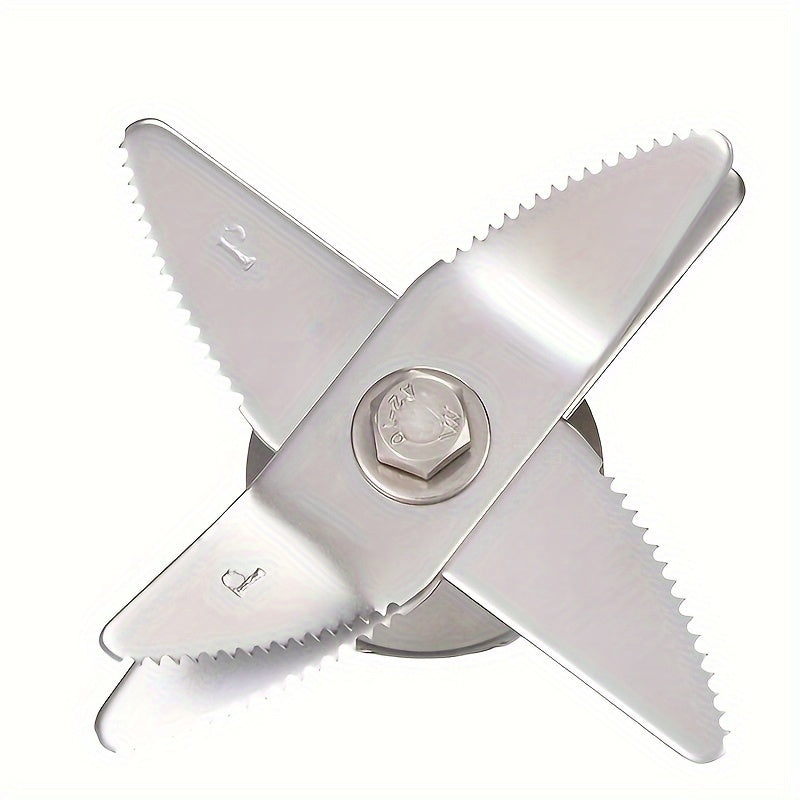 Smoothie va muz maydalash uchun 6 ta zanglamaydigan po'lat va silikondan iborat blender pichog'lari to'plami