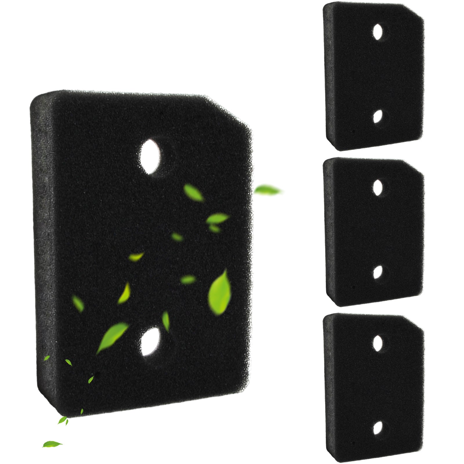 T1 seriyali issiqlik nasosli quritgich uchun ko'pik to'quv filtri, 207x157x30mm, qattiq va nozik to'qimalar uchun.