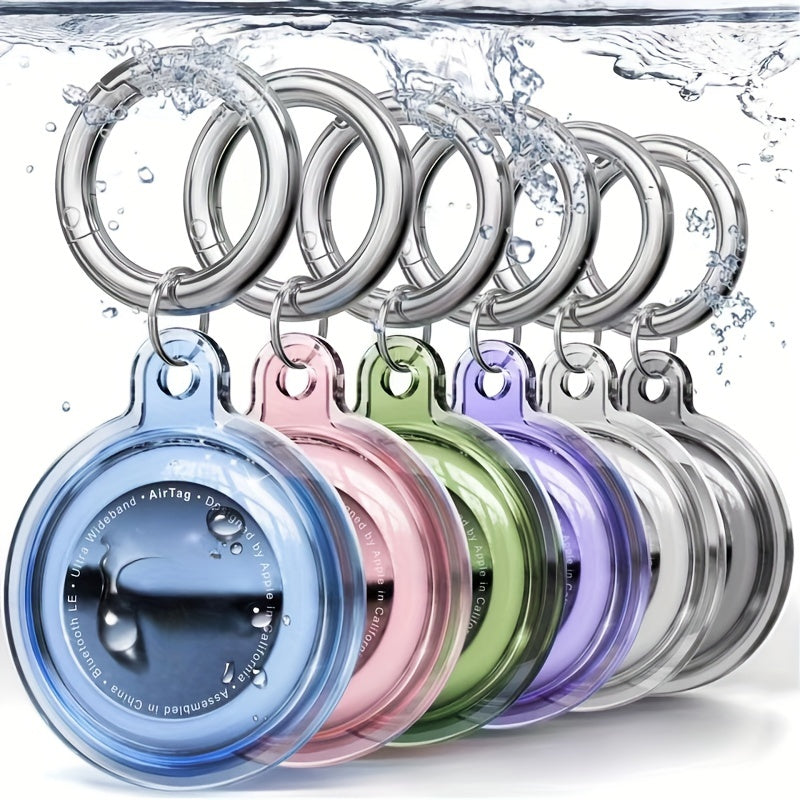 Силиконовый защитный чехол для AirTags, противоугонное кольцо-брелок для отслеживания
