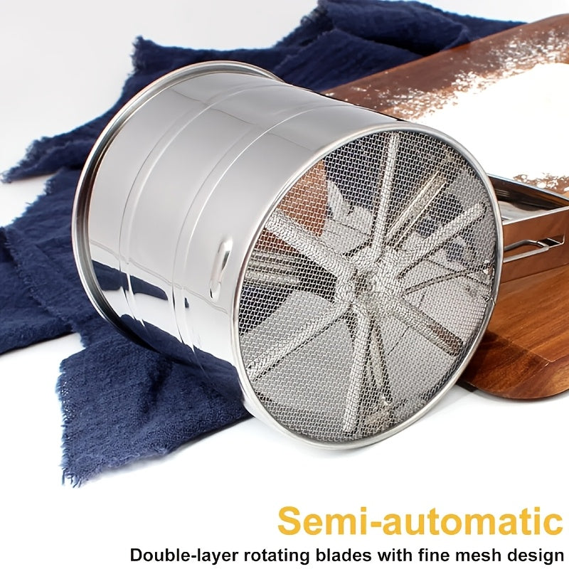 304 zanglamaydigan po'latdan yasalgan unni elak qilish uchun ikki qavatli nozik tarmoq bilan pechka va pishirish uchun