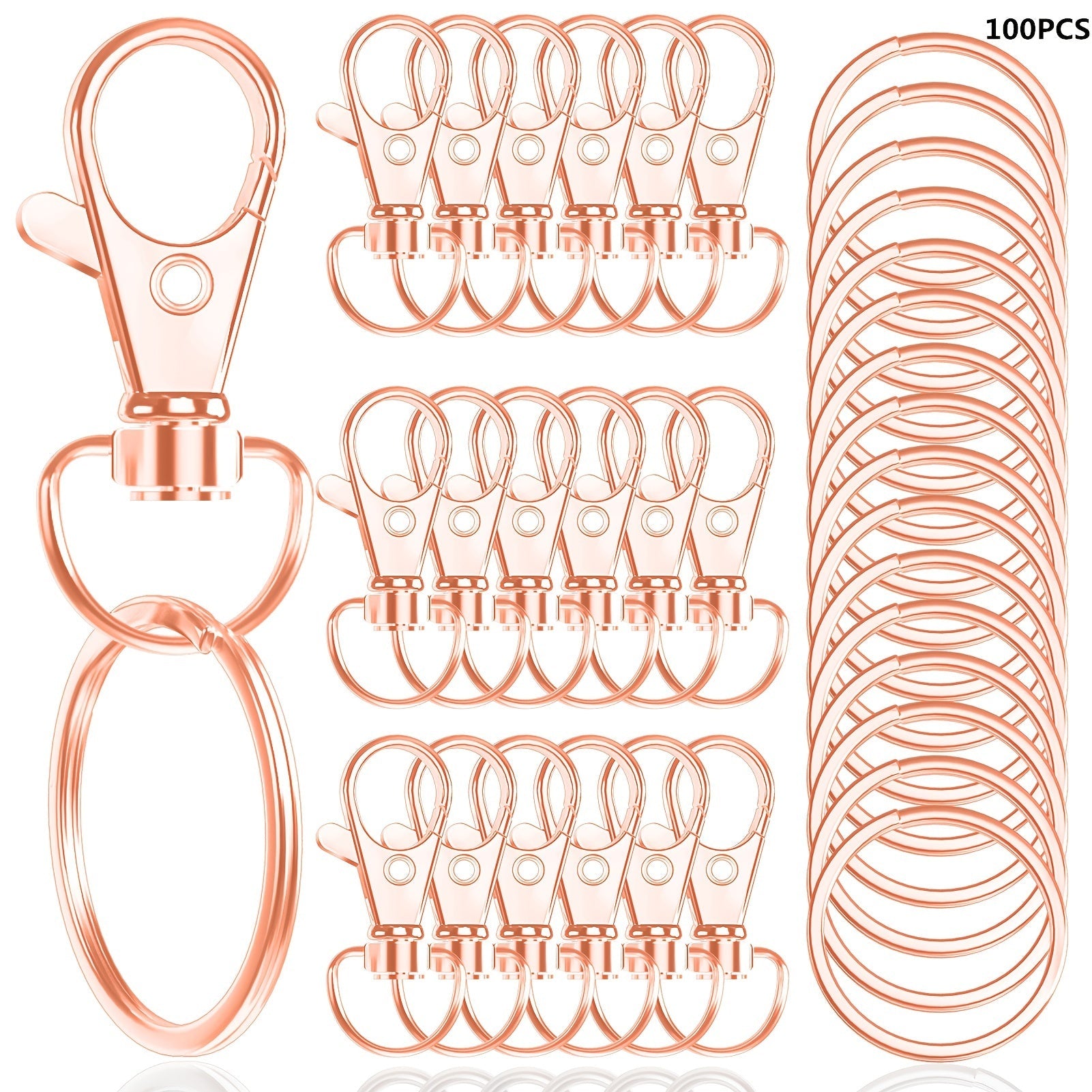 Jewelry Making Supplies Christmas Gift Set with Lobster Clasps Keychains and DIY Jewelry Crafts