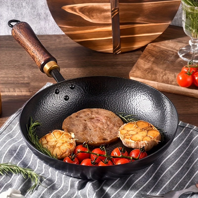 Cast Iron Skillet with Cover Non-Stick Surface for Pancakes and Steaks