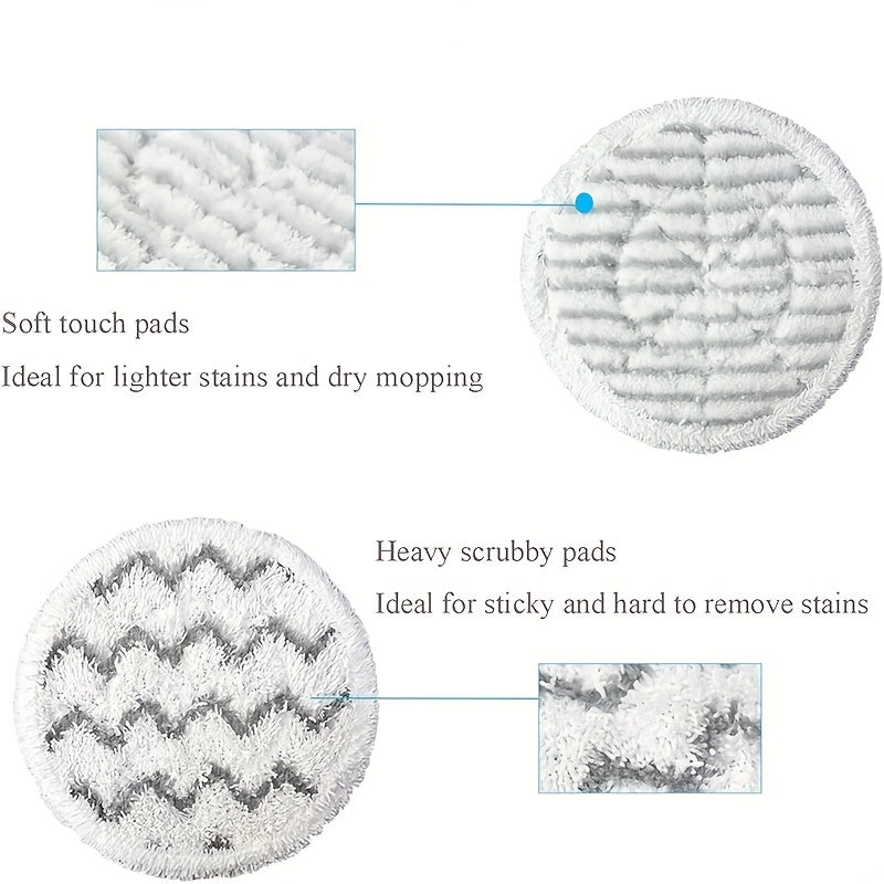 Premium Steam Mop Cloth Pads Set of 1 2 or 4 Washable Reusable Replacement
