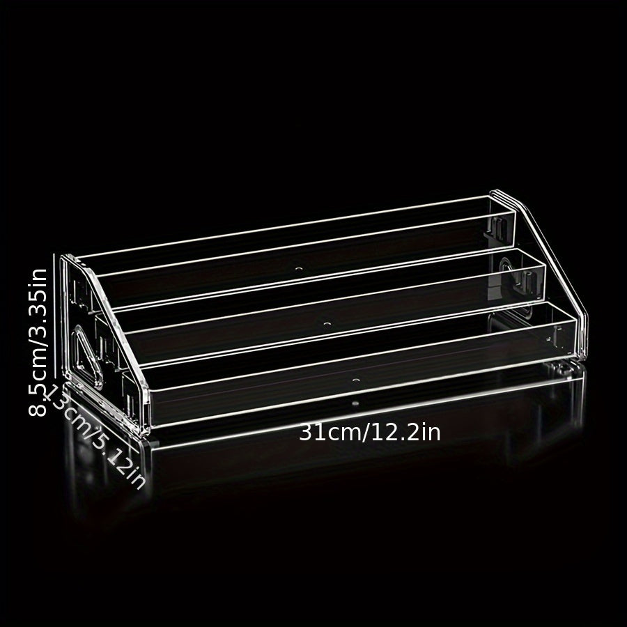 Porta tarjetas de felicitación de plástico transparente para floristerías y tiendas de regalos, soporte para exhibiciones de tarjetas navideñas