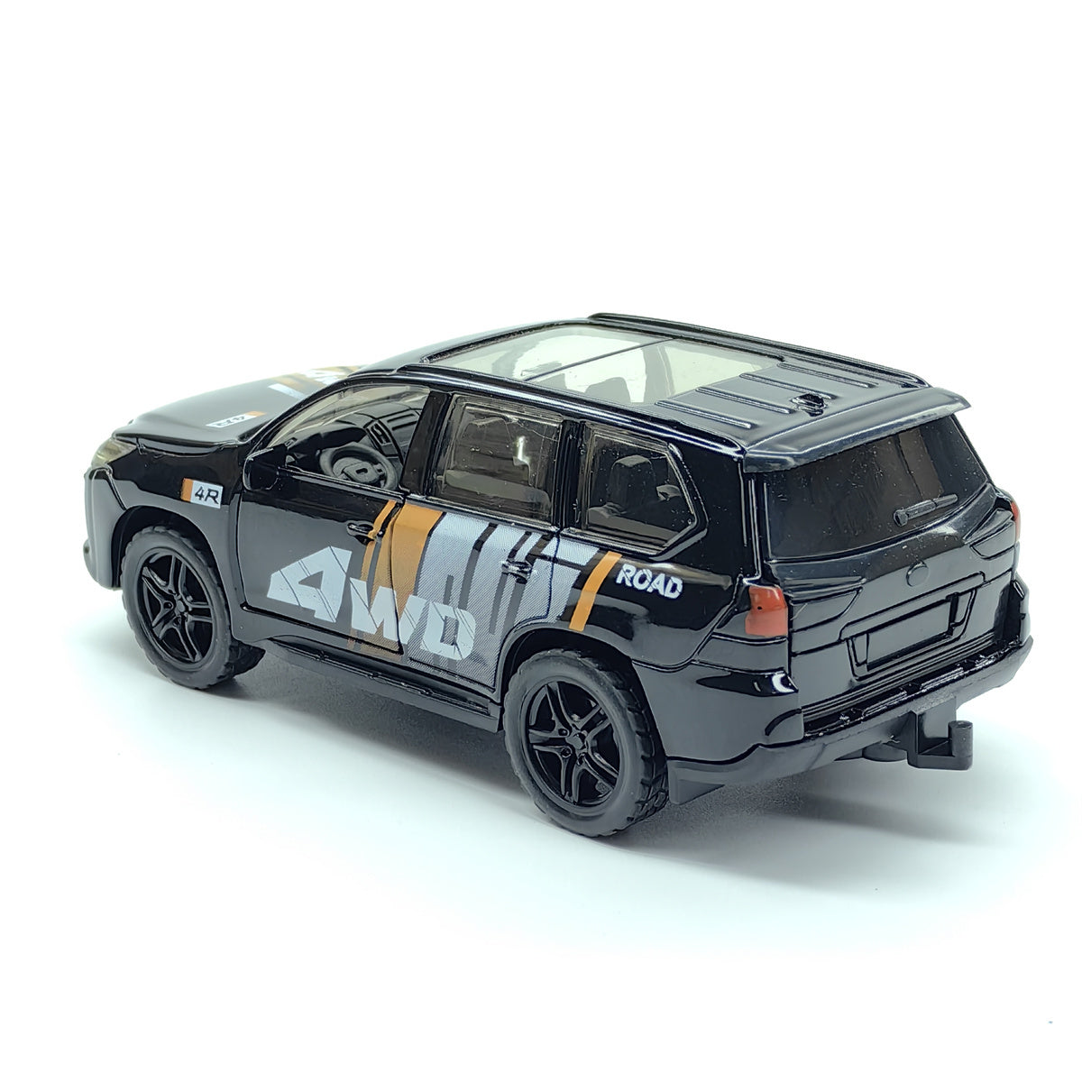 Green Alloy Off-Road Vehicle Toy Car with Opening Doors for Kids and Collectors