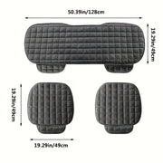 Universal Car Seat Cover Breathable Polyester Anti-Slip Soft Sponge