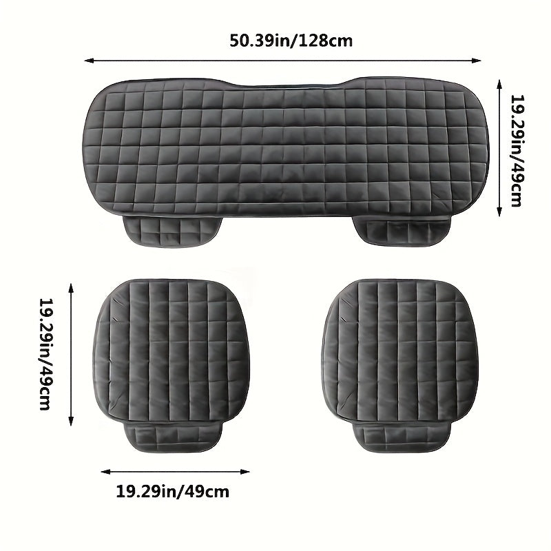 Universal Car Seat Cover Breathable Polyester Anti-Slip Soft Sponge