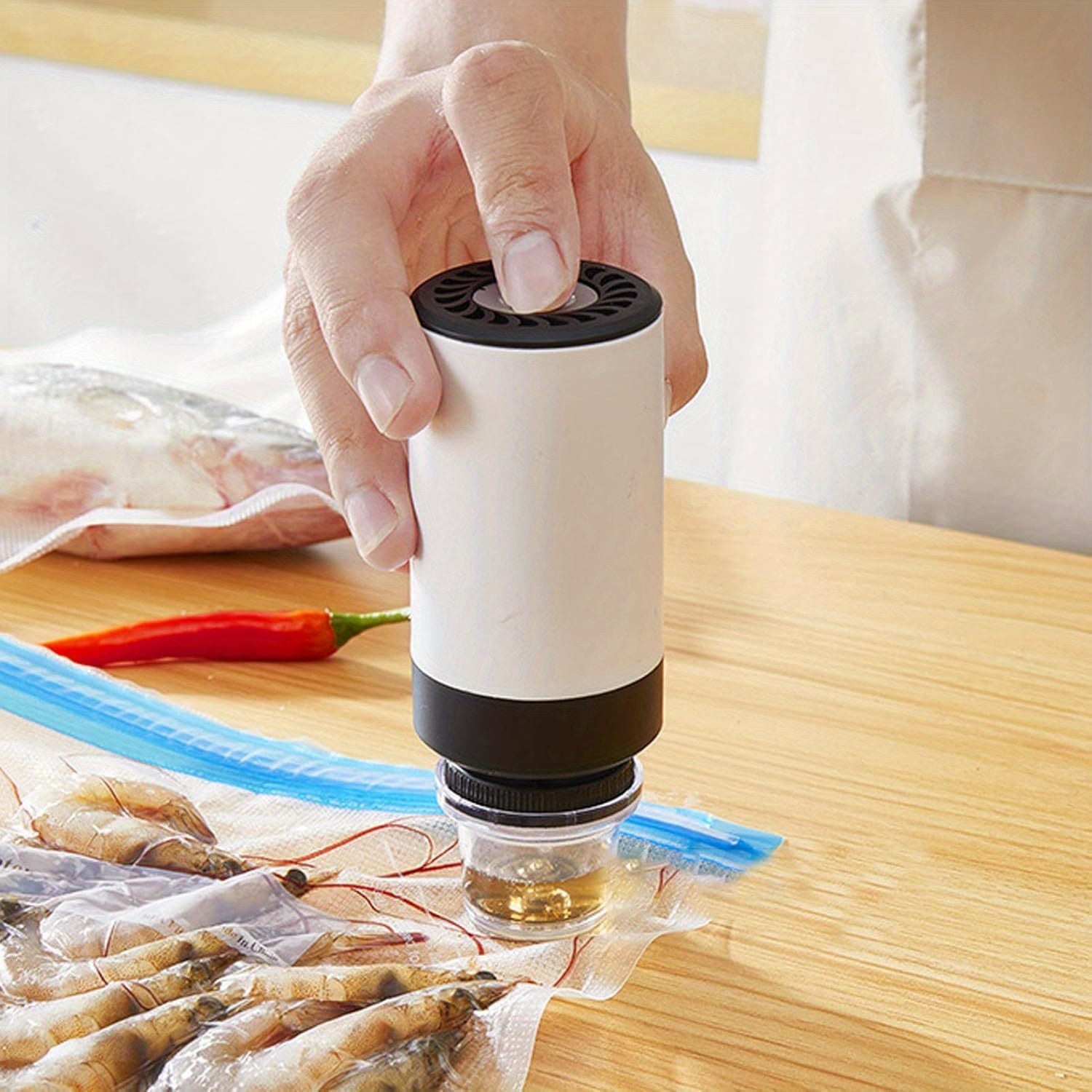 5-in-1 портатив мини компрессор ошхона ва ташқи муҳитда қўллаш учун