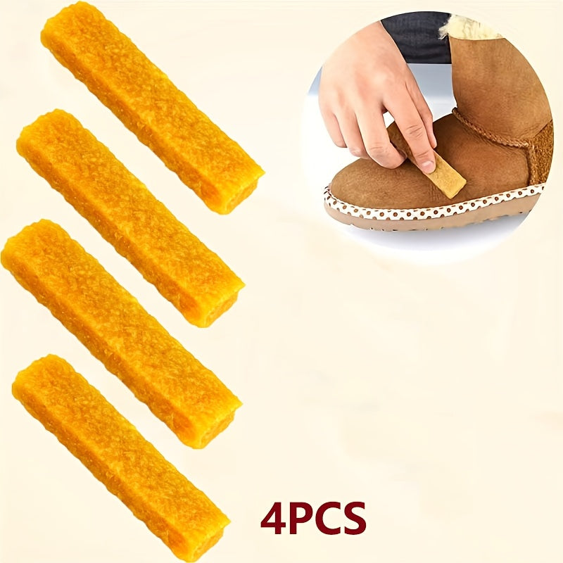 Shoe Cleaning Kit 1/2/3/4pcs Suede Faux Leather Shoe Care Set