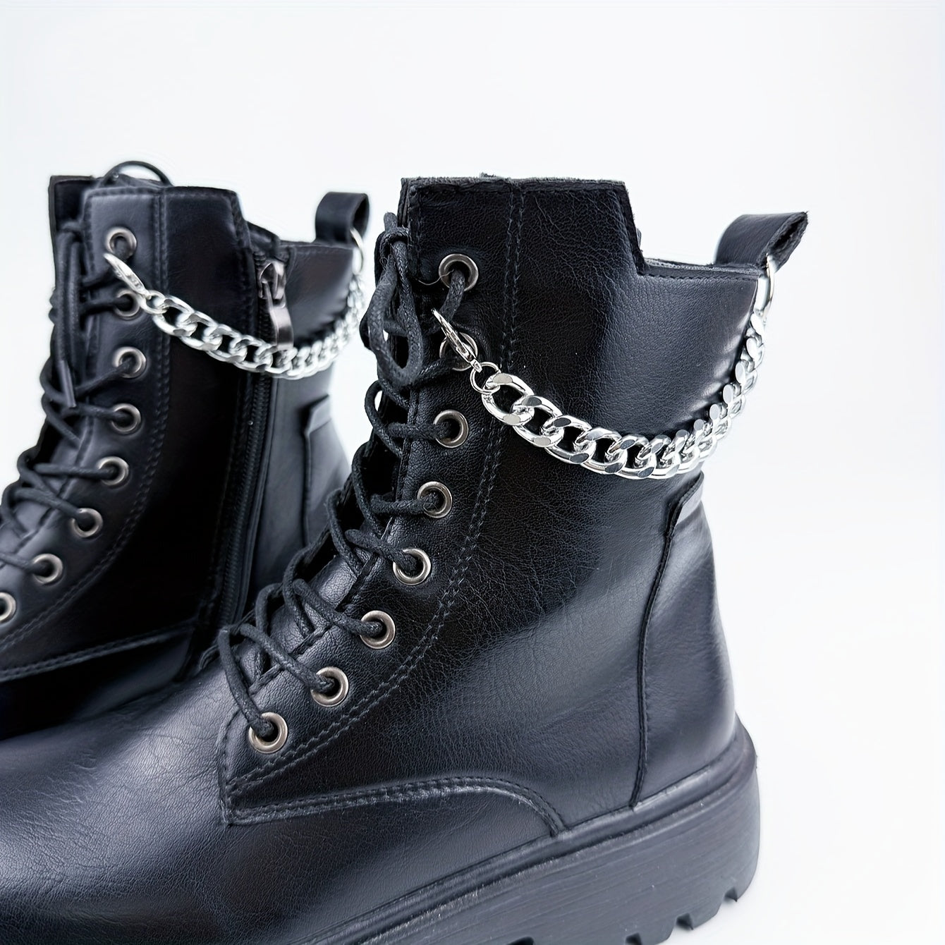 Unisex Punk Style Boot Decoration Chain Shoe Accessories DIY Dress Up