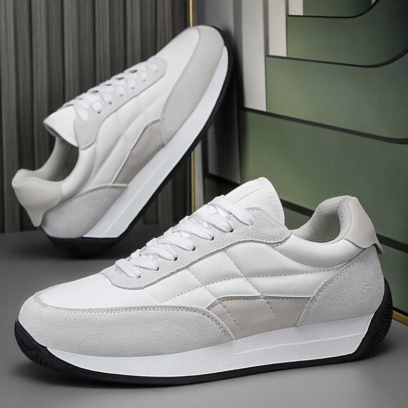 Olive Green Thick-Soled Running Sneakers for Men and Women All-Season