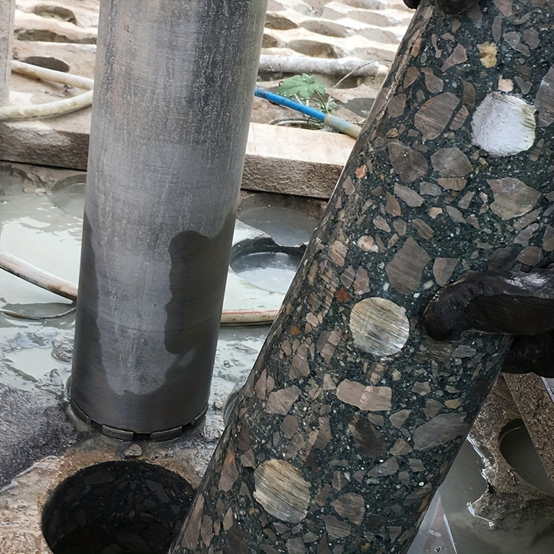 Diamond Core Drill Bits Wet Dry 45 Steel Steel Bars Black Textured Grip for Concrete Brick Block Stone