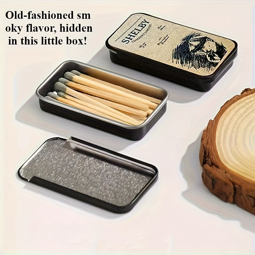 Винтажные спички в классическом стиле, компактные спички для ностальгии и церемониального использования