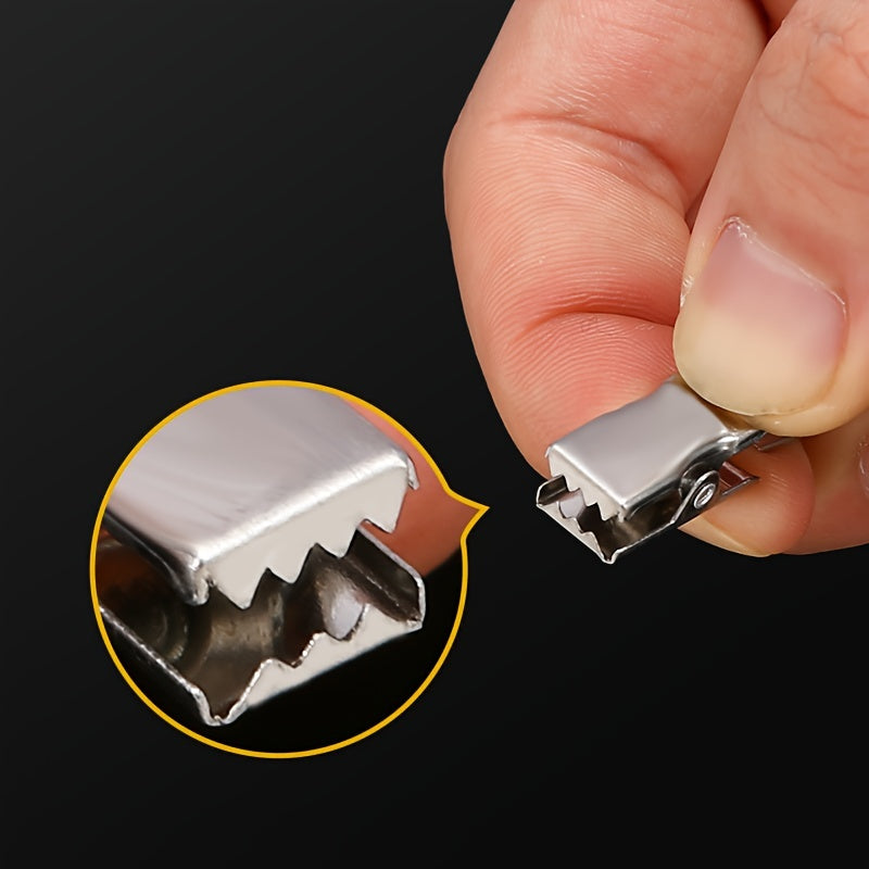 Stainless Steel Curtain Clips with Easy-Grip Carabiner Sets of 20 30 50 Shower Curtain Rings