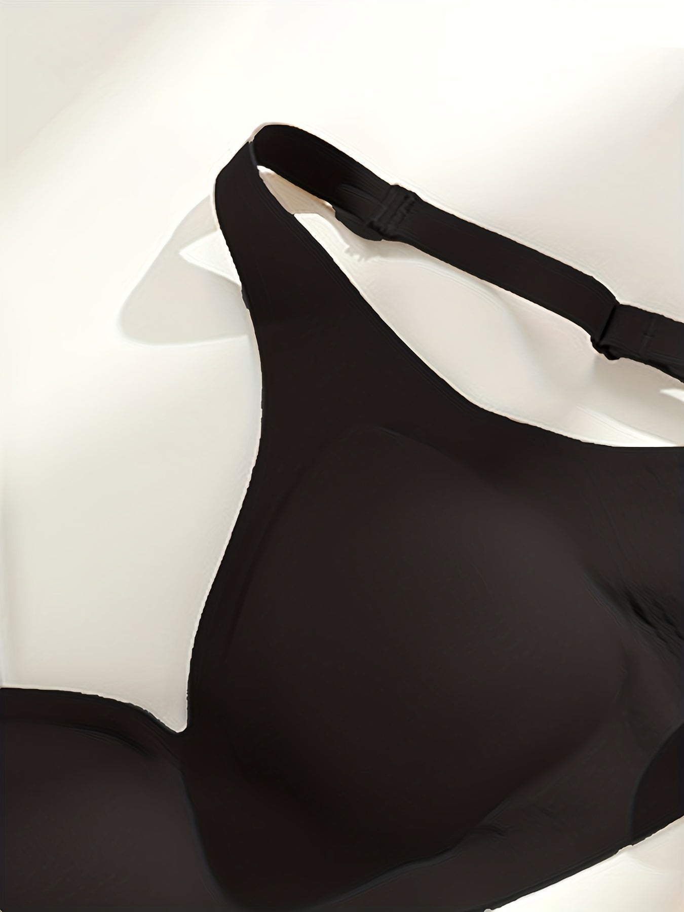 Wireless V-Neck Bra Seamless Jelly Cup Removable Padding All-Day Comfort