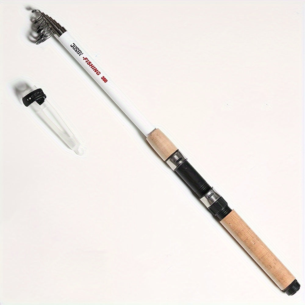 Portable Fiberglass Spinning Fishing Rod 2.1m-3.6m Travel Lightweight Durable