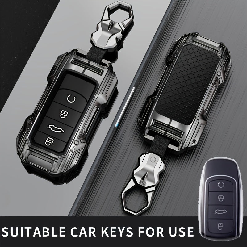 Universal Car Key Cover Protective Shell Chain Ring for Tigo 7 8 Plus C5