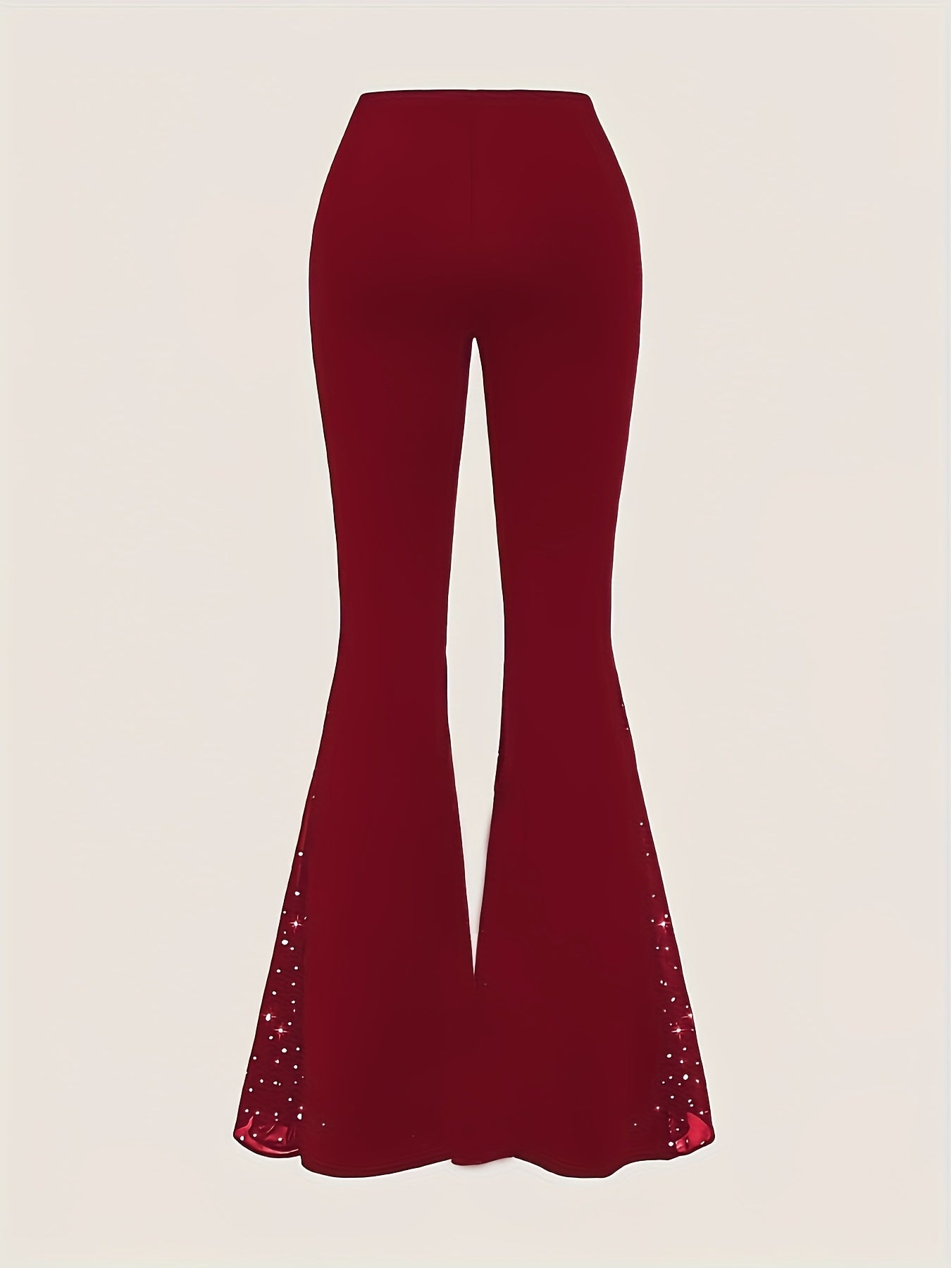 Women's Plus-Size Solid Flared Pants 3-Pack Spring Summer Fashion