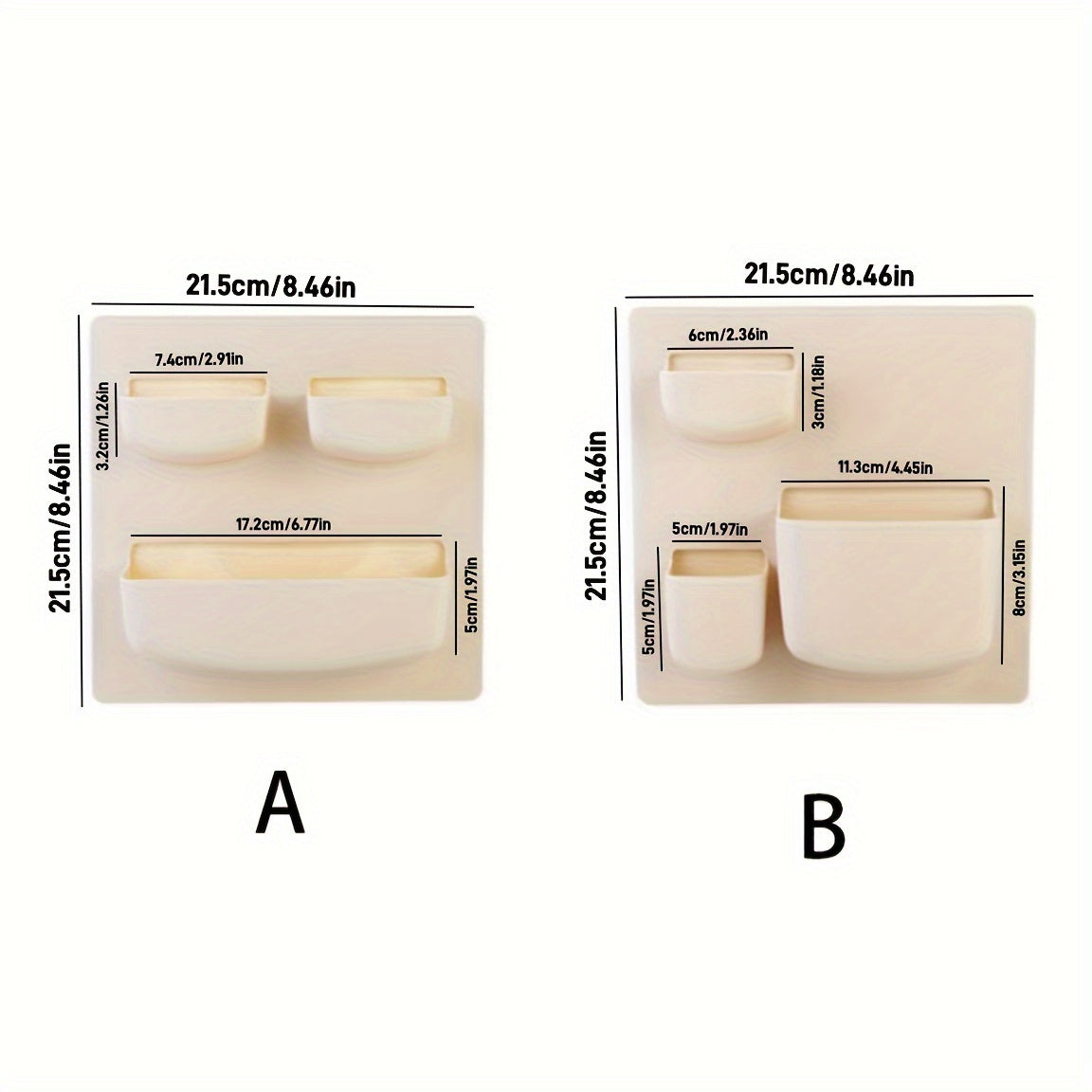 Adhesive Wall Storage Rack No Punching Bathroom Kitchen Refrigerator Shelf