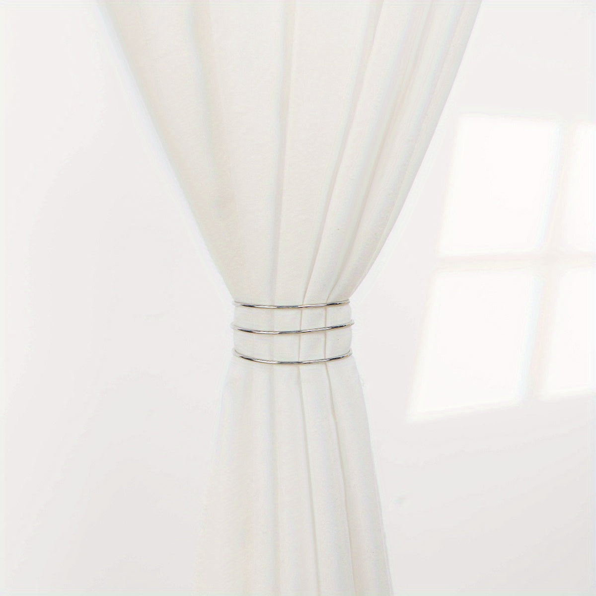 Golden Curtain Tiebacks Yarn Curtain Buckle Accessories 2 Pack