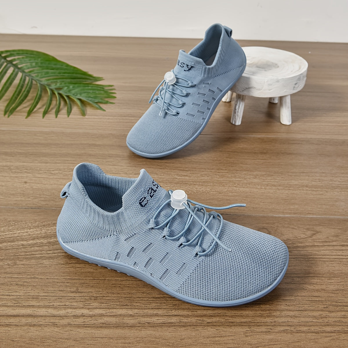 Women Lightweight Casual Slip-On Sneakers Breathable Fabric All-Season