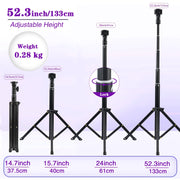 132cm Tripod with 25cm Dimmable Ring Light for Makeup Live Streaming Photography