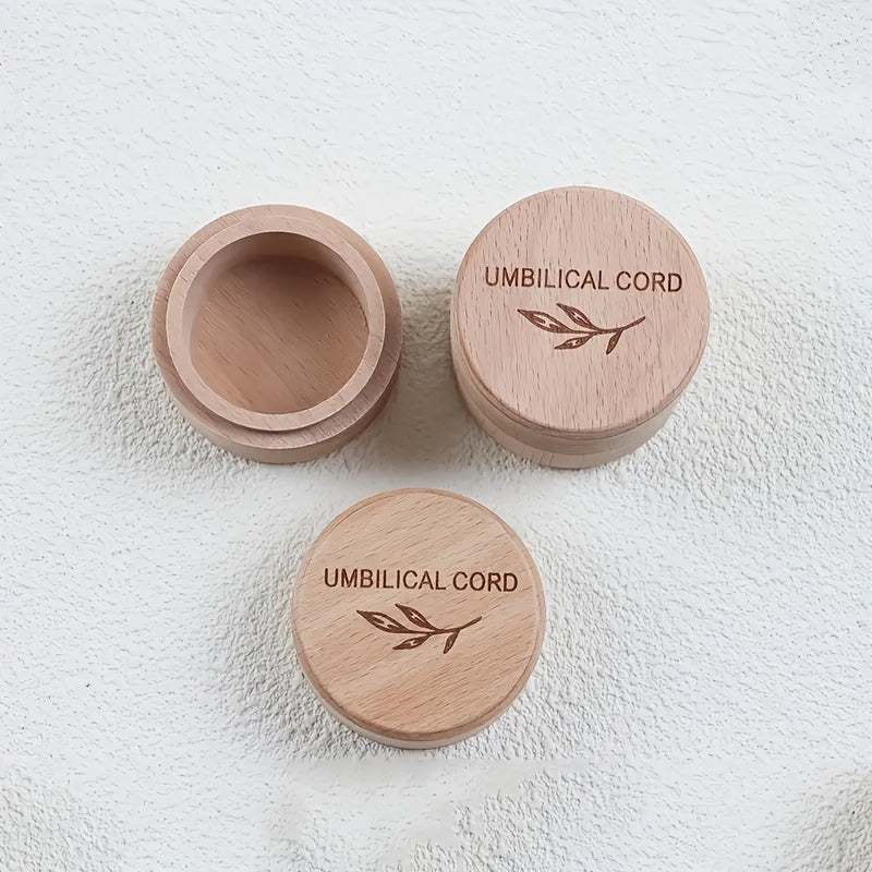 Деревянная шкатулка для зубов и памятных вещей, маленькая, натуральная, подарок