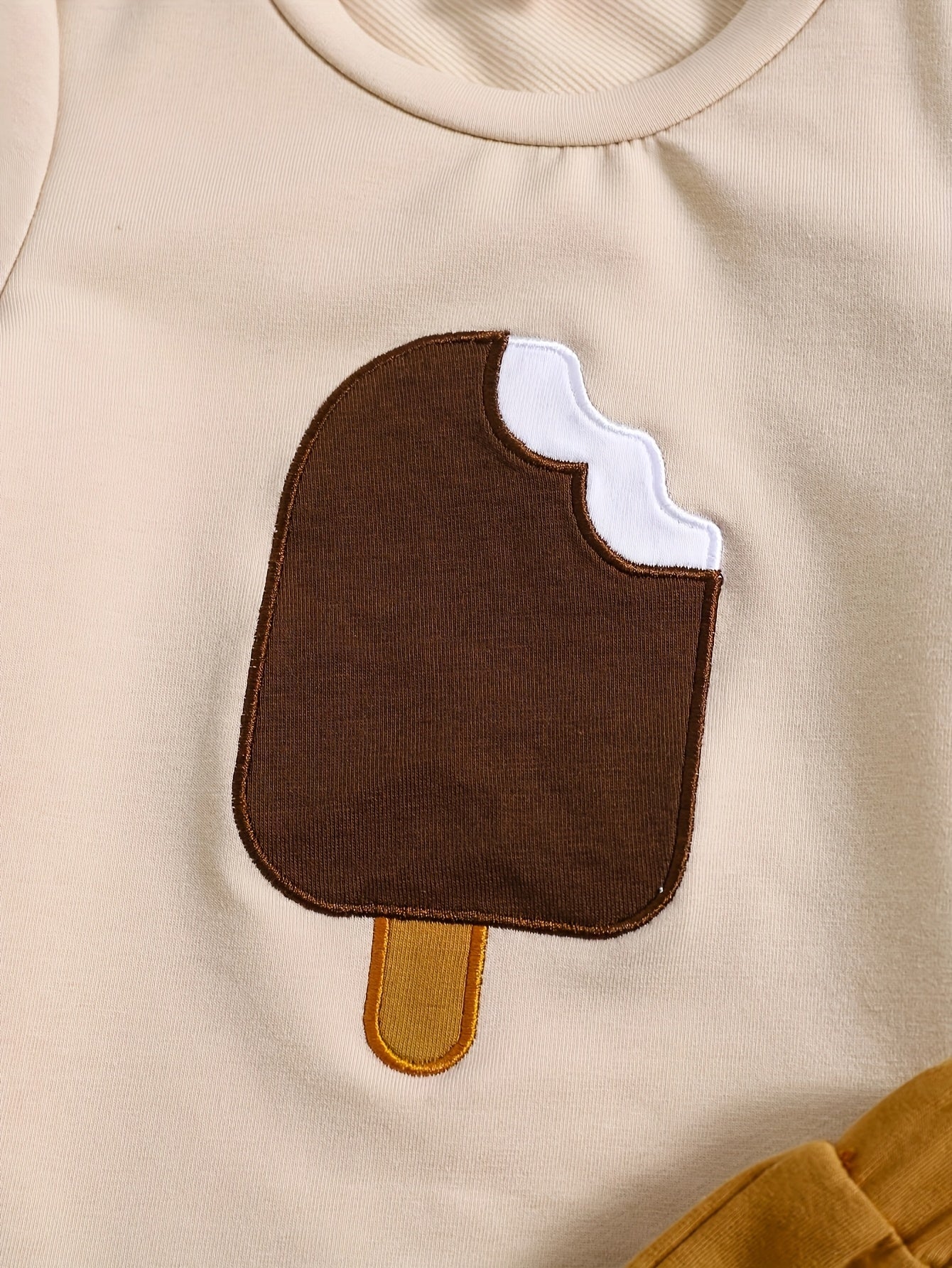 Детская футболка и шорты с принтом мороженого для мальчиков и малышей 0-2 лет