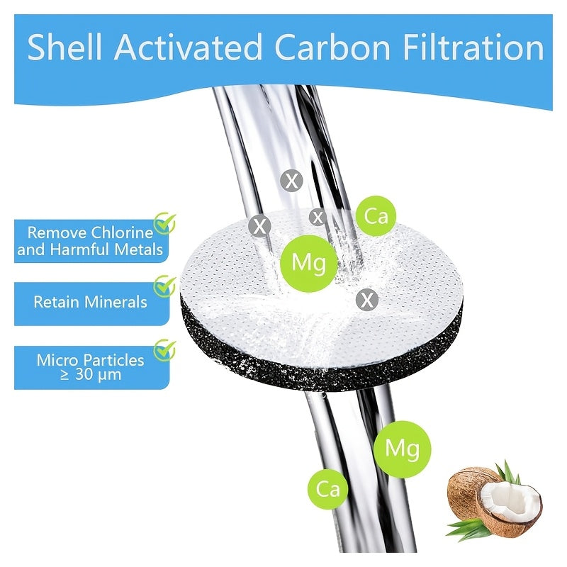 Discos de microfiltración de 6 unidades para botellas de agua que eliminan la escala, el cloro y las impurezas