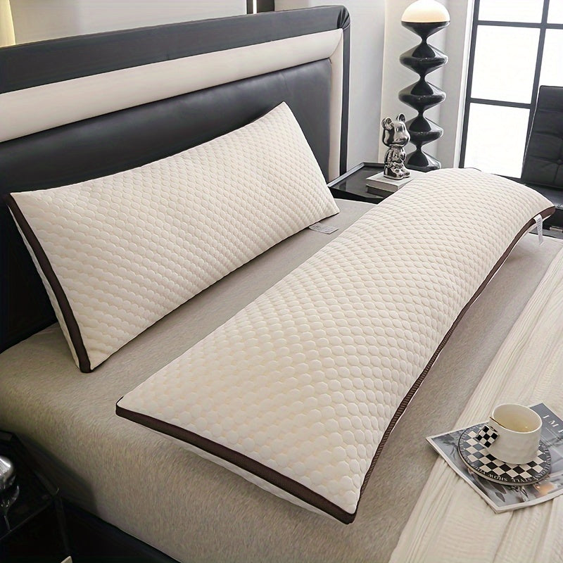 Длинная вязаная подушка для тела с функцией массажа для поддержки спины и живота во время сна