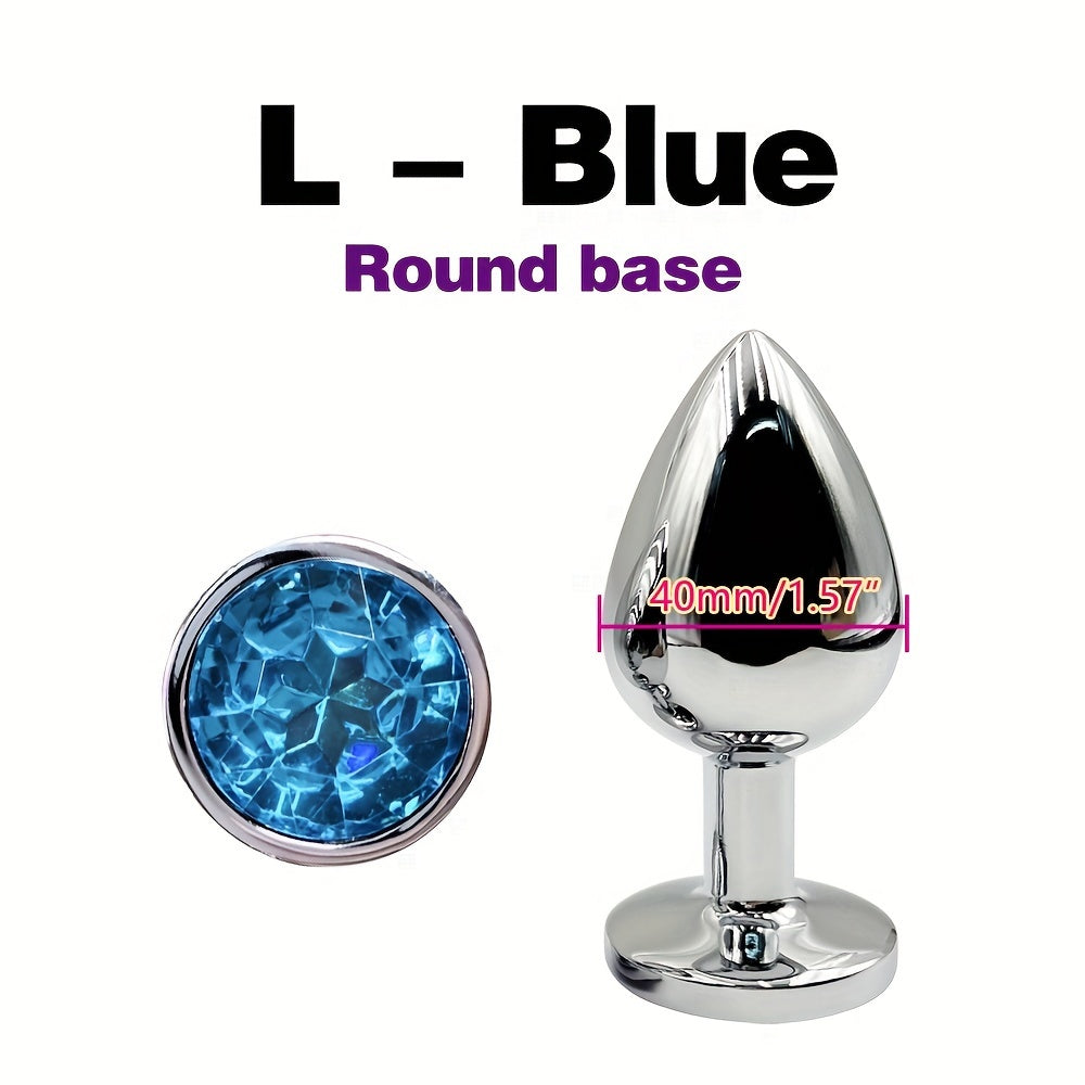 Adult Metal Anal Plug Set 5 Sizes G-Spot Massage Butt Plug Sexual Wellness