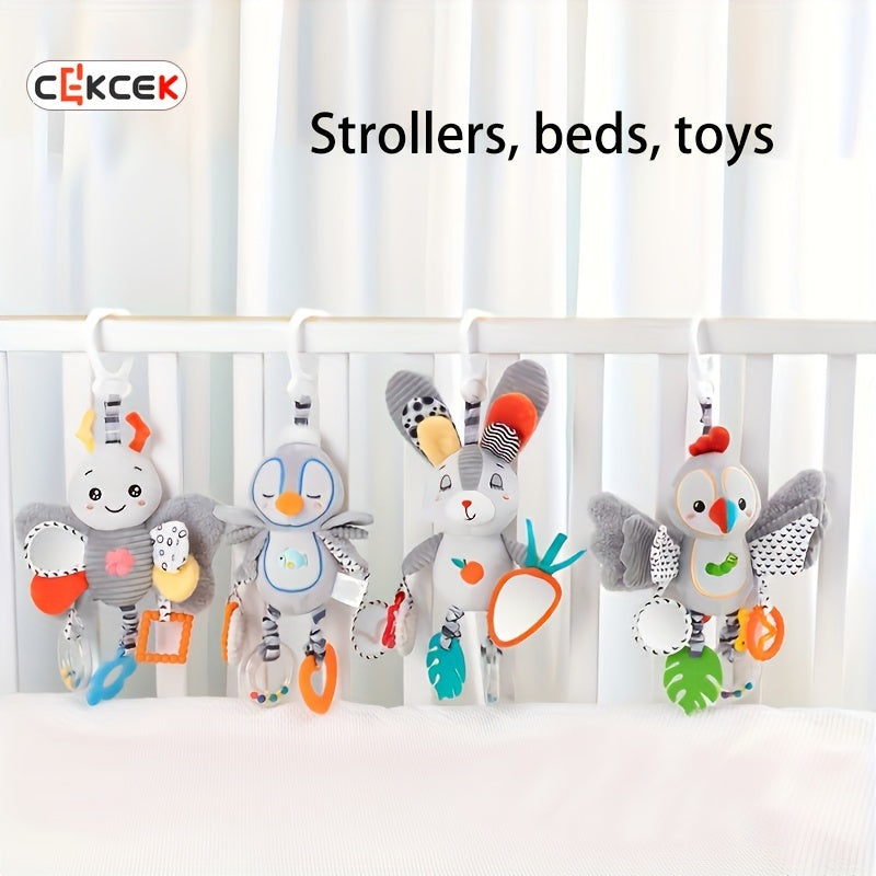 Cute Animal Plush Toy for Babies Nursery Car Seat Stroller Soft Stuffed Animal Gift