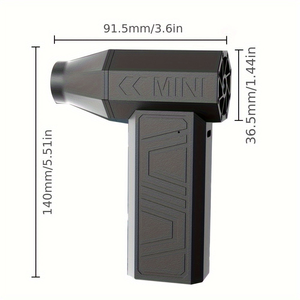 Mini Jet Hairdryer Handheld Fan 90,000 RPM Electric Air Blower Compact Durable