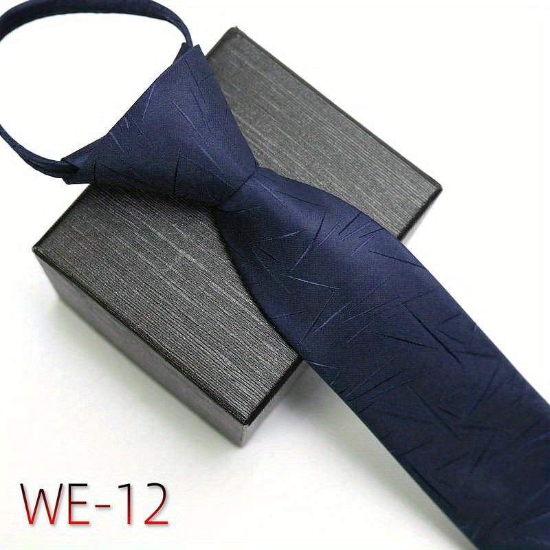Men's Business Tie 7cm High-Density Striped Casual Formal Wedding Engagement