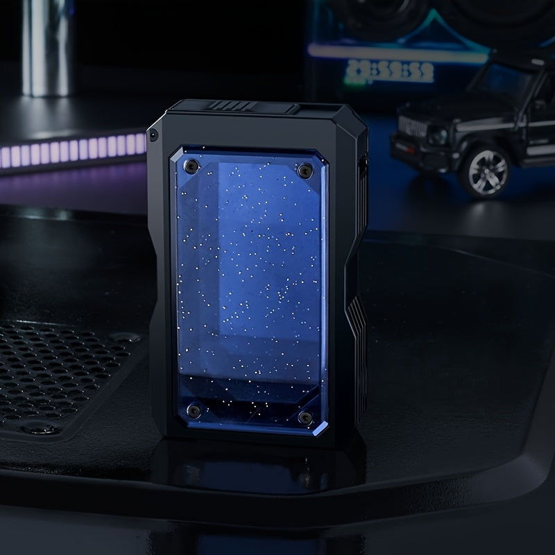 Unisex Metal Cigarette Case Holds Multiple Sizes Portable Gift