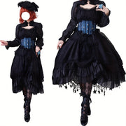 Women's Lace Edge Short Petticoat Under Skirt with Elastic Waist