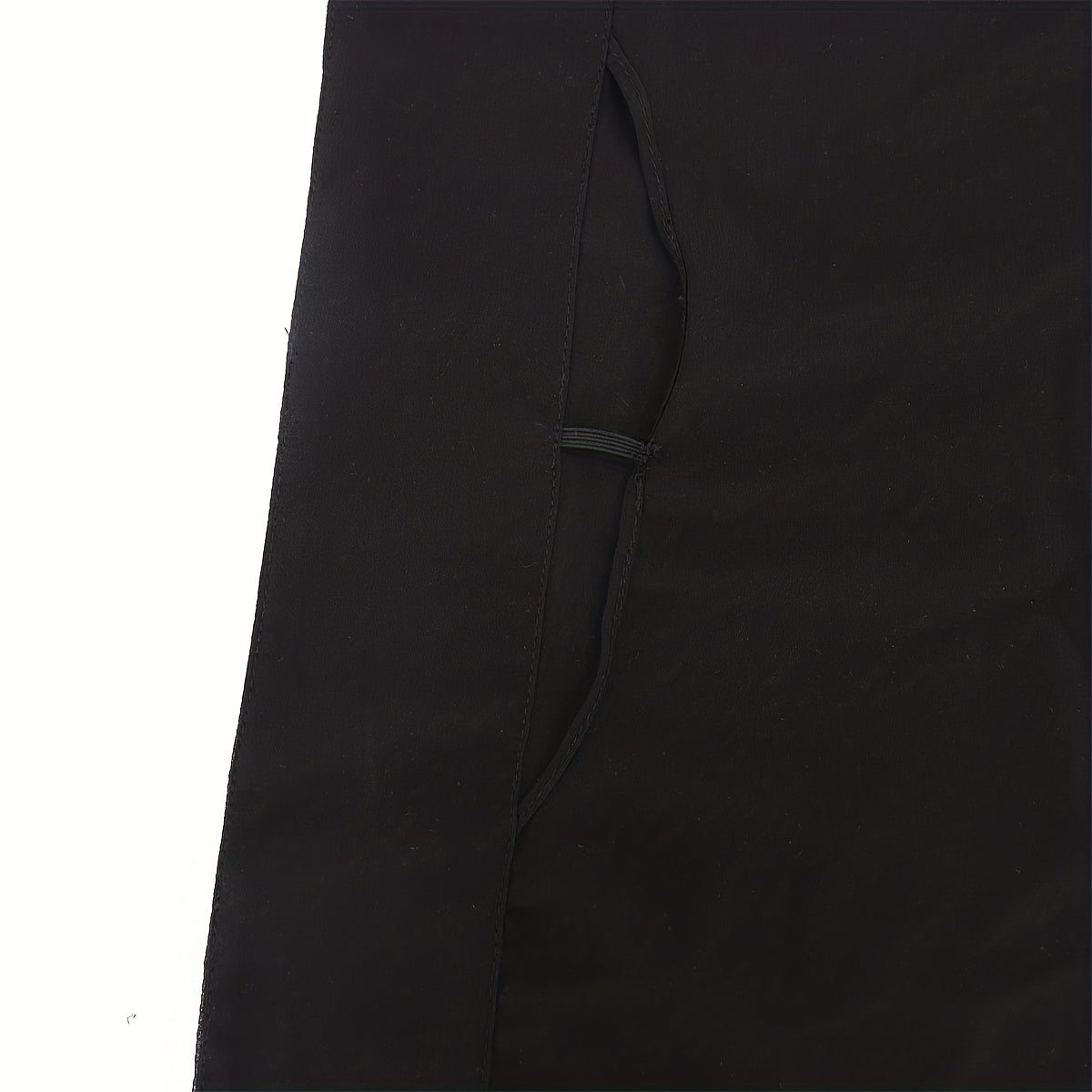 Black Chiffon Niqab Veil Breathable Headscarf for Women