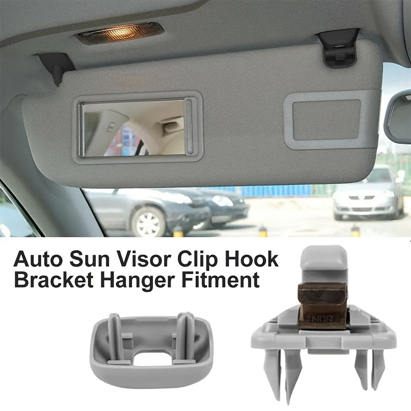 2pcs Car Sun Visor Clip Holder Hanger Retainer Bracket for Various Models