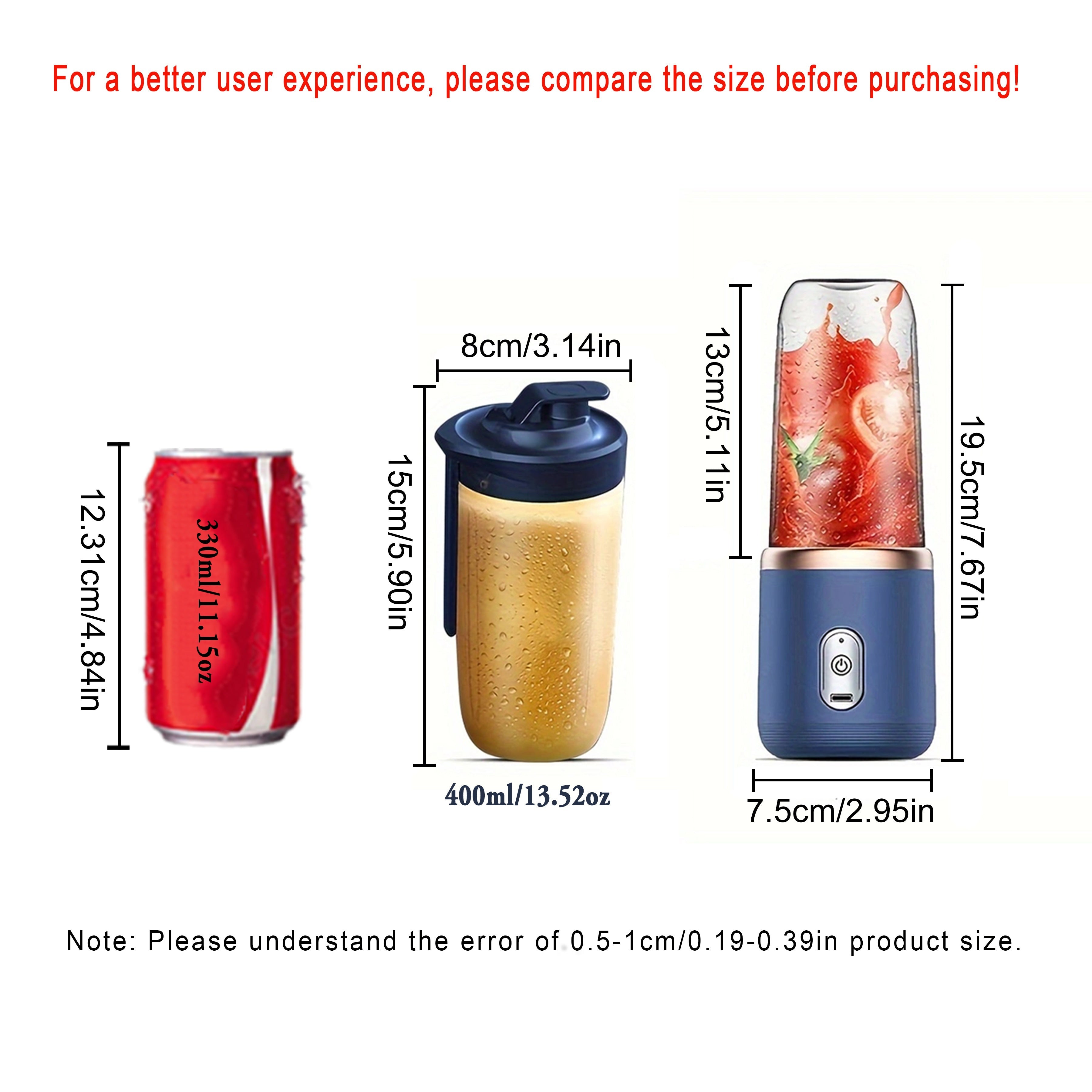 Portable Usb Juicer Cup For On-the-Go Smoothies & Juices