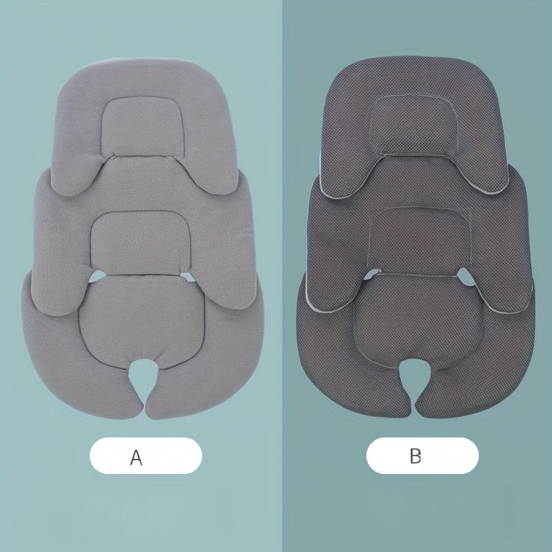 Baby Stroller Cushion Set with Safety Seat Inner Protector and Double-Sided Waist Cushion