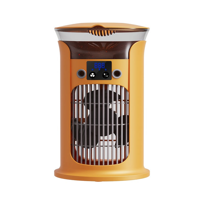 Portable USB Air Cooler Mini Desktop Humidifier Fan Quiet Compact Cooling for Home Office