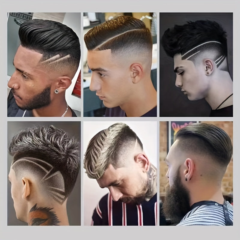 Cordless Men’s Hair Clipper with USB Rechargeable Lithium Battery and Multi-Function Trimming